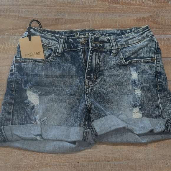 Machine Pants - Machine Brand Distressed‎ Jean Shorts
